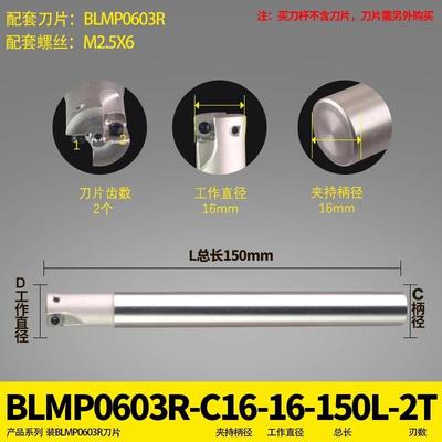 新款快进给双面铣刀杆BLMP0603R/TEBL06特固克 BLMP0603R刀片包邮