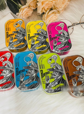 港澳进口PORTHOS葡萄牙老人牌沙甸鱼罐头茄汁味照烧汁沙丁鱼125g