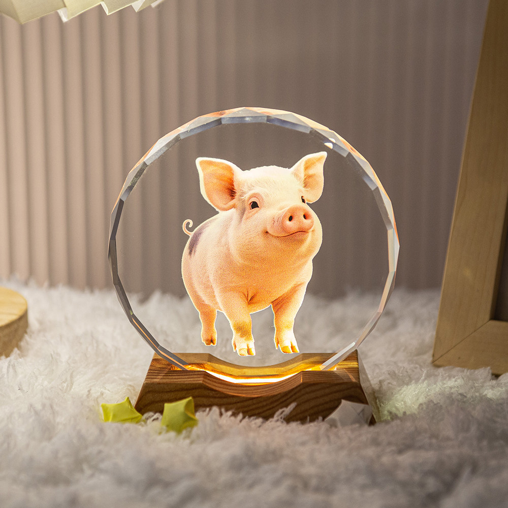 十二生肖全套2025爆款水晶摆件轻奢高档中式装饰送礼品乔迁工艺品