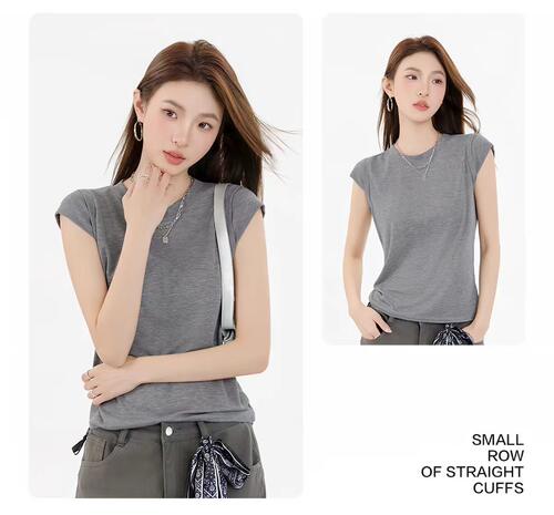 【书婷专属】舒服到爆~高品质天丝莱赛尔短袖上衣小飞袖凉感