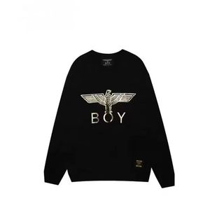 情侣全棉金典卫衣 宽松百搭男女同款 boy春秋新品 烫金老鹰休闲时尚