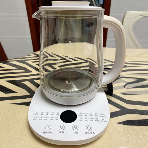 Konka/康佳 KYSH-1806E 多功能养生壶办公室滤网煮茶器玻璃养生壶
