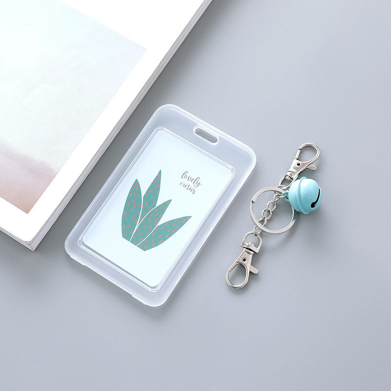 Transparent Bus Card Holder Cover for Women Korean Student K