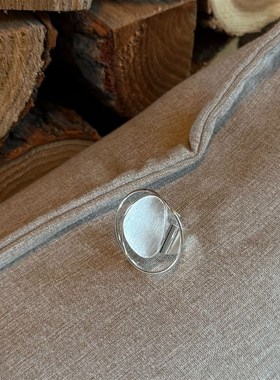 European American Exaggerated Metal Ring Design Sense Unique