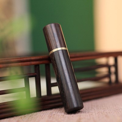 Violet Sandalwood Toothpick Box Solid Wood Toothpick Holder