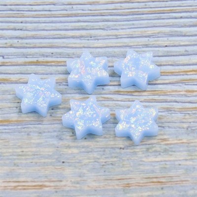 Synthetic Opal Davids Star Hexagonal Opal Interface DIY Jewe