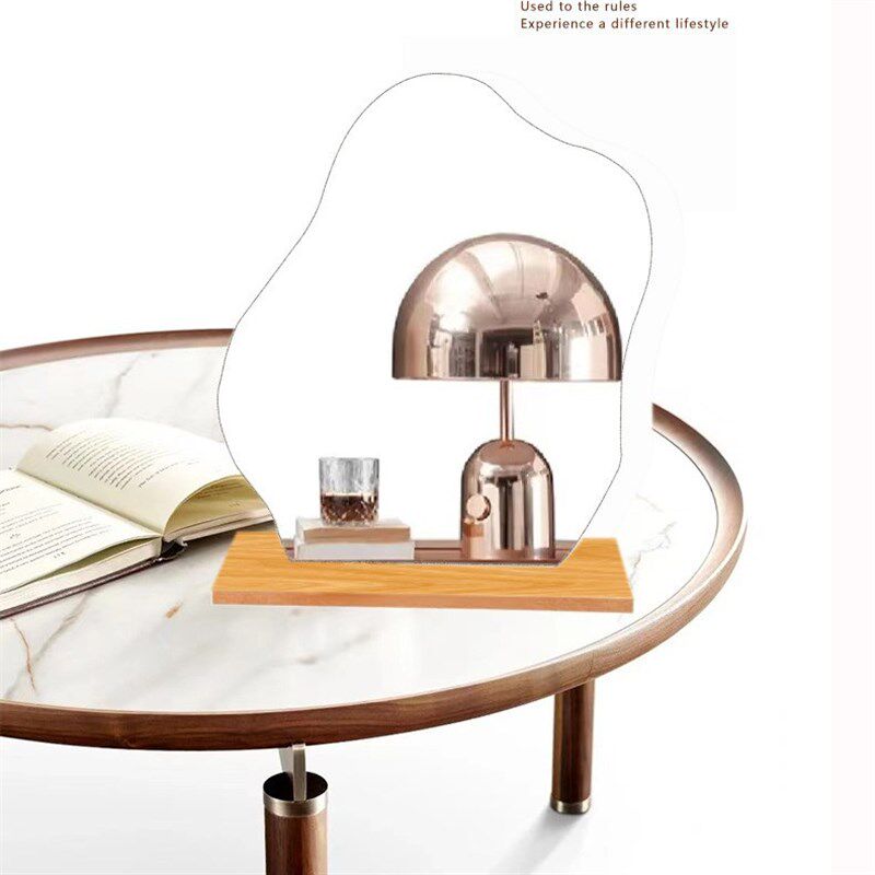 Super Light ClayAcrylic StudioIrregular Mirror DIY for Kinde