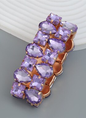 European American Bracelet for Women Full Diamond Hip Hop Je