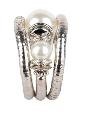 European and American ThreeCircle Pearl Bracelet Fashionable