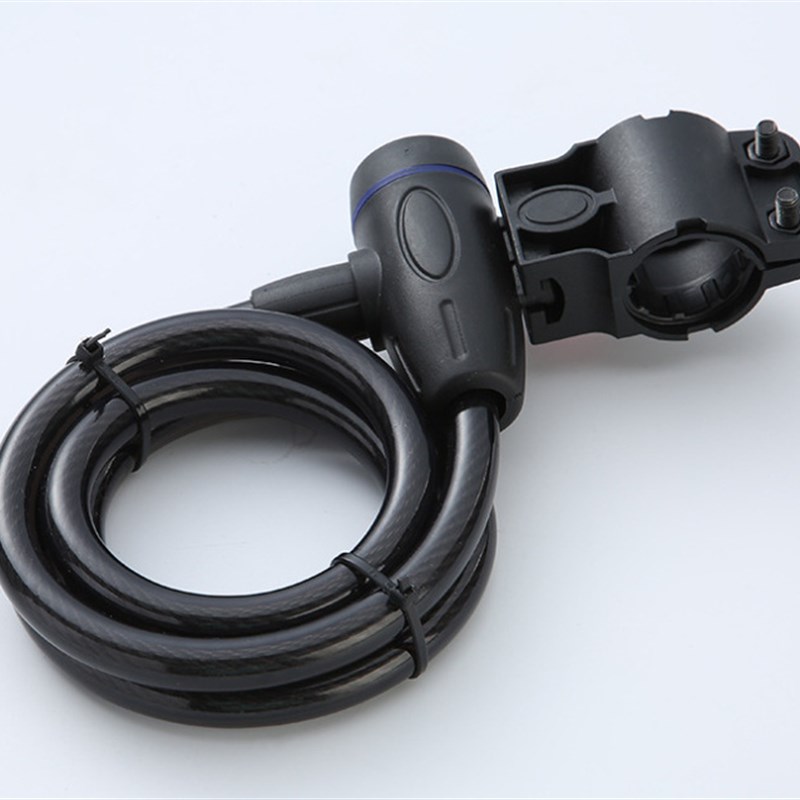 Steel Antitheft Bike Lock Mountain Bike Chain Cable Lock wit
