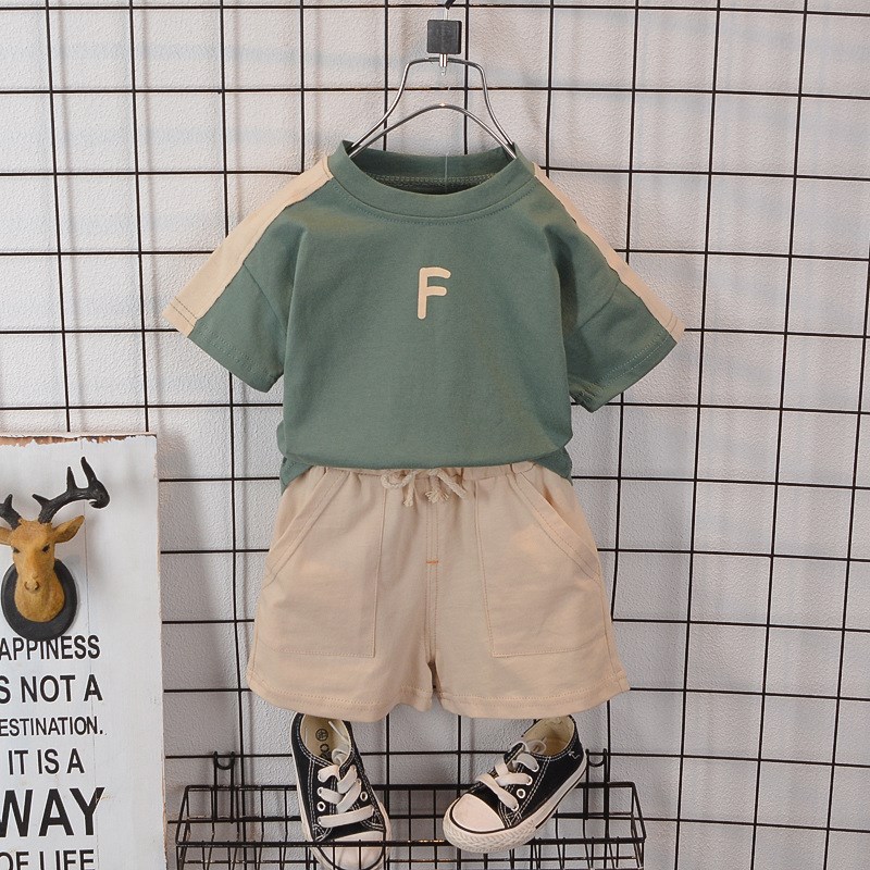 Summer Casual 2pc Outfit for Boys Cute Fashionablekidsfashio