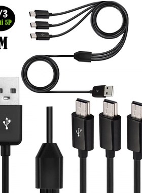 USB Cable3in1 USB CableCharge 3 Devices Simultaneously