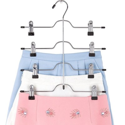 SpaceSaving MultiLayer Magic Pants Hanger with 2N Color Opti
