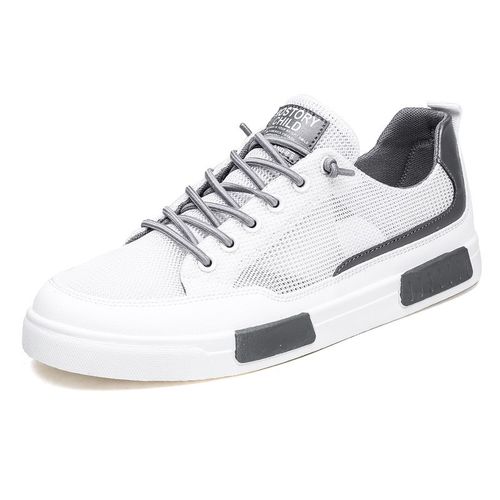 Mens Shoes 2025 Casual White Sneakers Teens Summer Breathabl