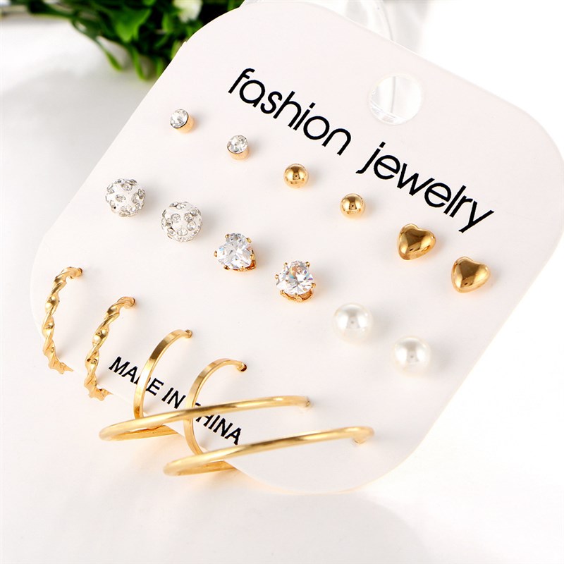 2025 Creative Simple Elegant Ladys Earrings Metal Style Atmo