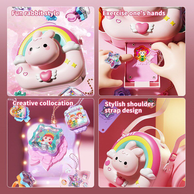 Cute Rabbit Guka DIY Set Girls Birthday Gift Play House Toy