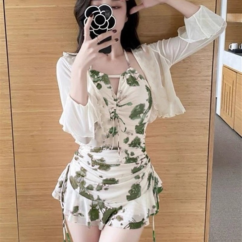 Swimsuit for Women Summer CoverUp Skirt Style One Piece Cons