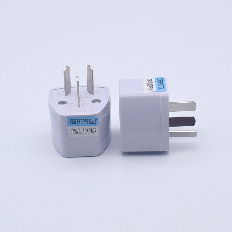 New Zealand Argentina Plug Adapter AU 3Pin Flat Socket AU Ch