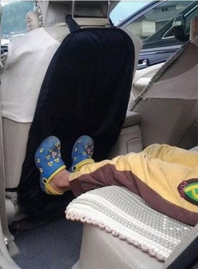 Car Seat AntiKick Pad AntiDirty Pad Protective Pad Black CY0