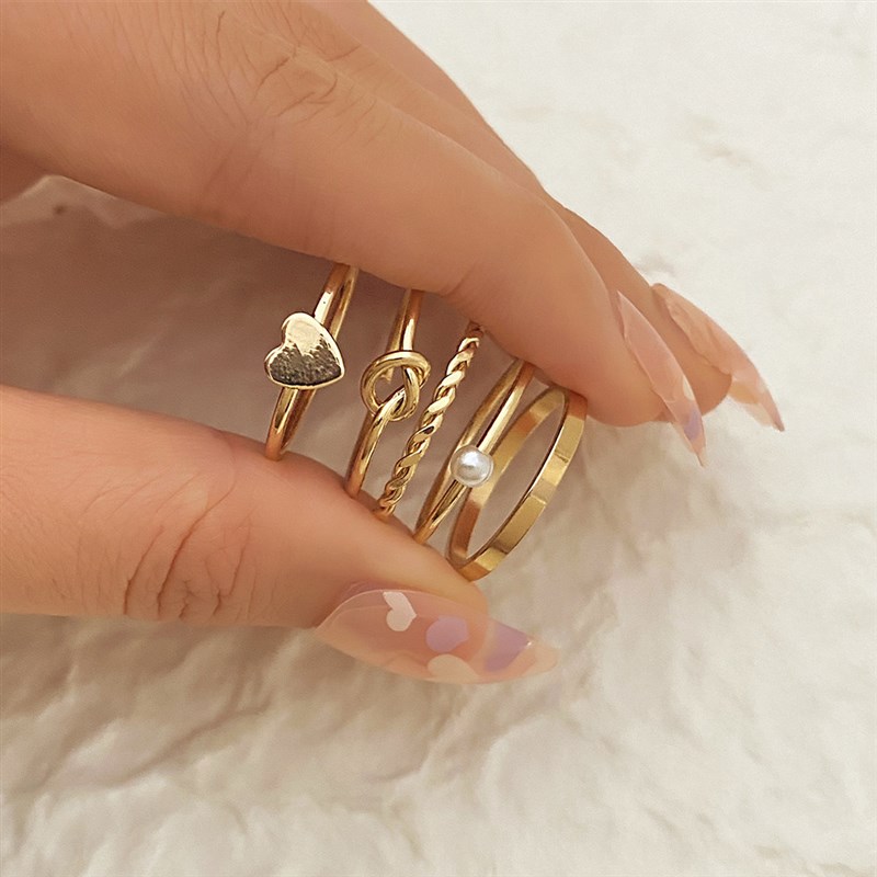 European and American Joint Rings Retro Ethnic Style Exagger