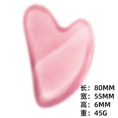 Natural Rose Quartz Roller Facial Body Massage Kit Back Scra