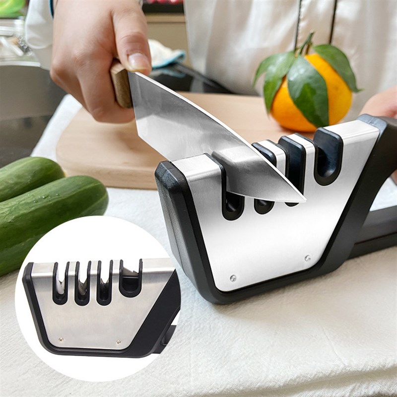 4in1 Rapid Knife Sharpener Whetstone Tungsten Steel Sharpene