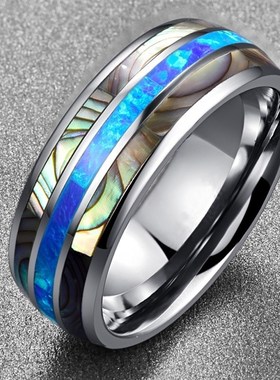 Threeline Drip Oil Shell Wood Grain Couple Rings 2025 3line