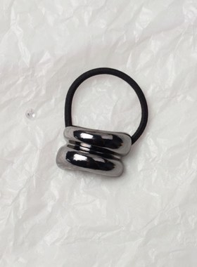 European American Design Metal Bumpy Elastic Hairband Geomet