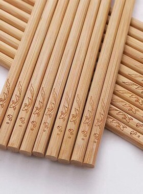 Bamboo Chopsticks Set for Home Hotel NonPainted NonWaxed Ant