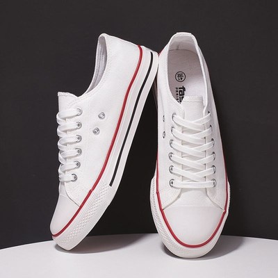 2025 Mens Canvas Shoes Ins Fashion Sneakers Low Cut Versatil