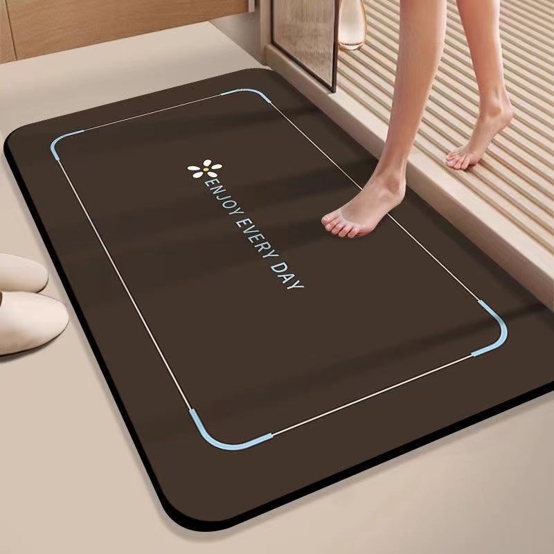 Bathroom Absorbent Mat Diatom Mud Home Door Mat Kitchen Bath