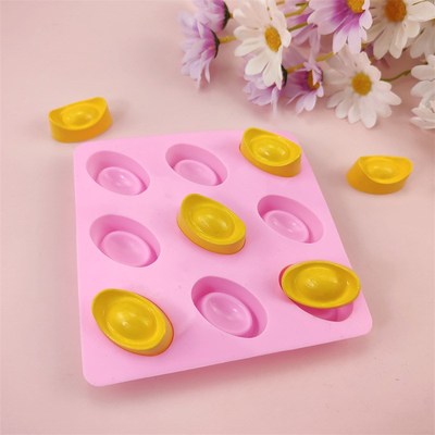 9Connected Silicone Mold Chocolate Gummy Cake Decorating Mol