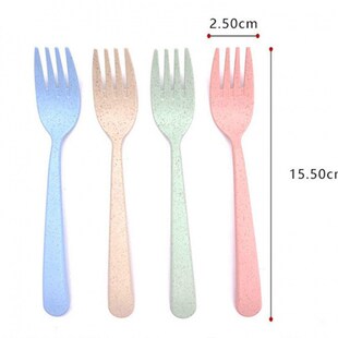 Fruit Fork Wheat Straw Home Western Fork Cake Fork Dessert F