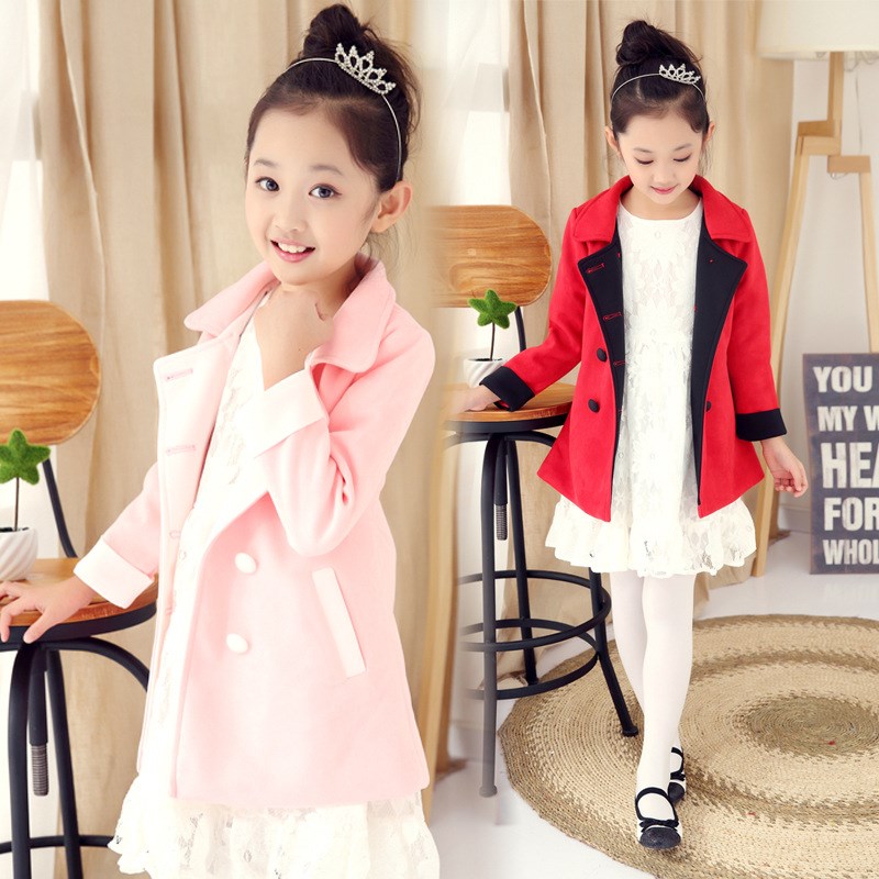 Clearance 2025 Girls MidLarge Kids Suedelike Windbreaker Mid