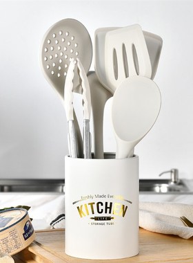 NonStick HighTemp Integrated Silicone Spatula Set FoodGrade