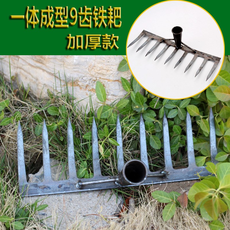 9tooth Rake Head Integrated Forming Steel Plate Reinforced S