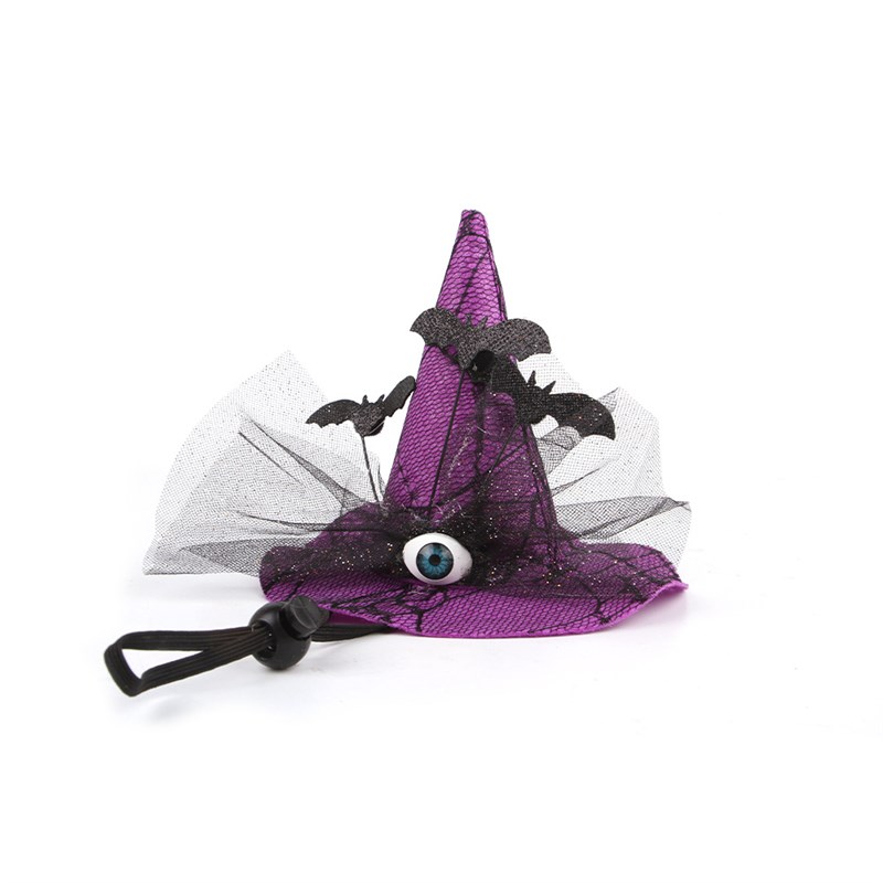 Halloween Pet Witch Hat Pet Costume Hat Halloween Decoration
