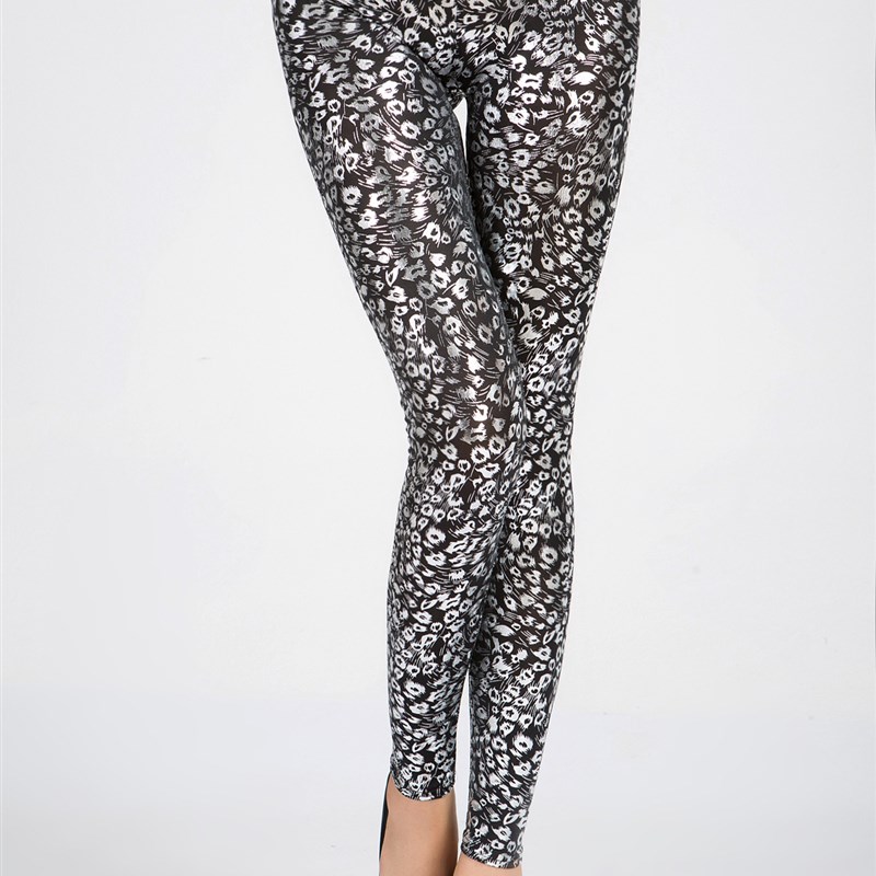 Summer Ice Silk Patterned Gold Stamped Thin 910 Anklelength