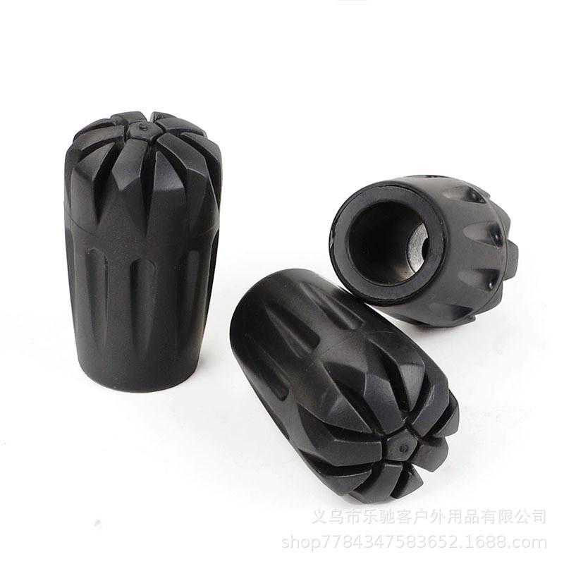 Hiking Stick Accessories AntiSlip Rubber Head PVC New L2Anti