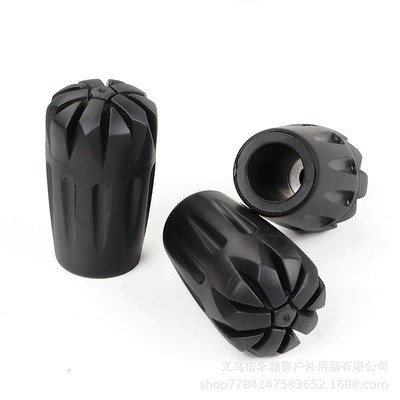 Hiking Stick Accessories AntiSlip Rubber Head PVC New L2Anti