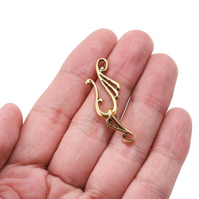 DIY Jewelry Findings Zinc Alloy Buckle Earring Note Buckle E
