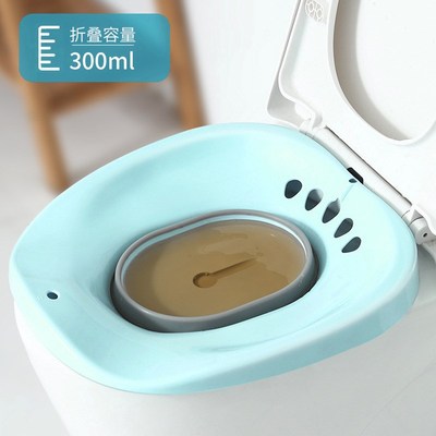 Foldable Sitz Bath Hip Wash Women Pregnant Ladies No Squat C