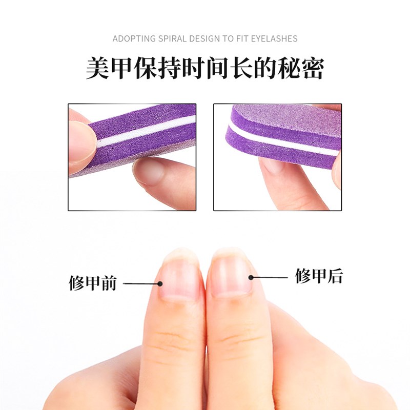 Onetime Sponge Nail File Doublesided Sanding Bar Mini Grinde