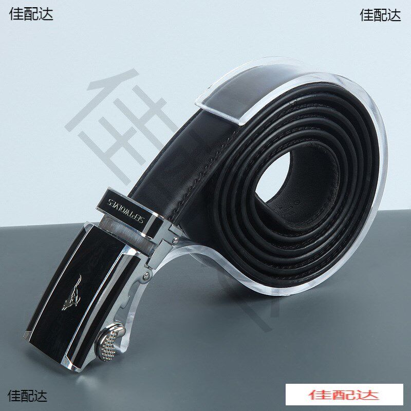 Injection Molded Belt Transparent Display Acrylic Shelf Hold