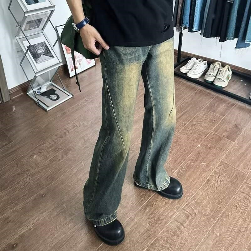 American Streetwear Vintage Jeans Straight Flared Youth Fash