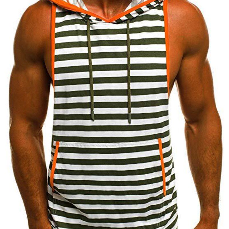 Summer Sports Casual Vest for Men Slim Fit Breathable Sleeve