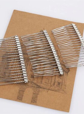 DIY Handmade Metal Head Comb 835cm with 20 Teeth Long Extens