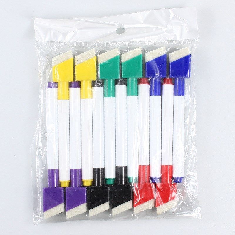 Magnetic Whiteboard Pen with Brush Dry Erase Ecofriendly Non - 封面