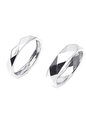 Simple Couple Jewelry Korean Japanese Geometric Rings Irregu
