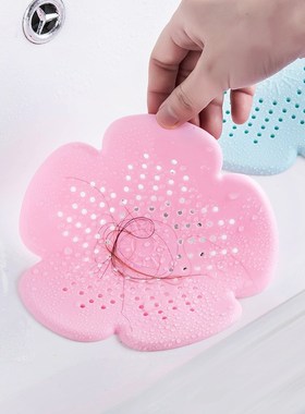 Creative Kitchen Sink Drain Filter AntiClogging Silicone Flo